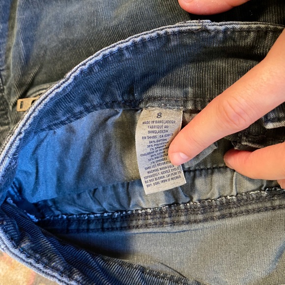 Y2K Charcoal Black Corduroy Mini Skirt - Picture 9 of 11